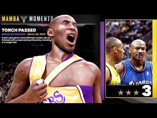 NBA 2K24 Mamba Moments | KOBE vs JORDAN (Torch Passed) Gameplay