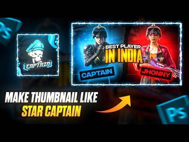 Make Thumbnail Like Star Captian | How to edit thumbnail like Star Captian | Star Captian Thumbnail