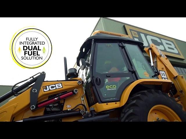 Nature’s friendliest and the Industry’s first Dual Fuel CNG JCB Backhoe Loader.