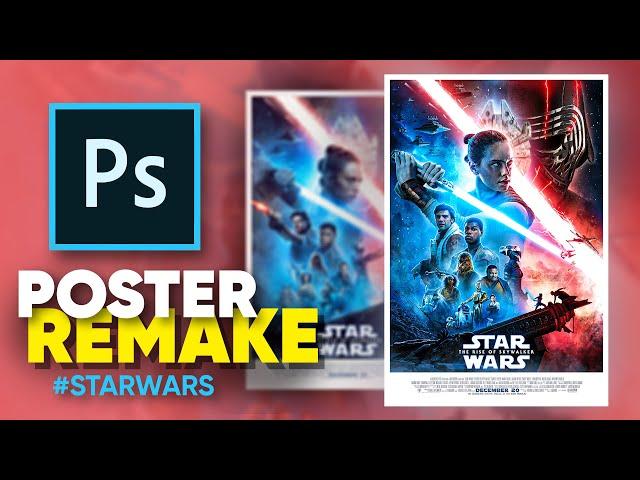 How I remade the new Star Wars poster! (photoshop)