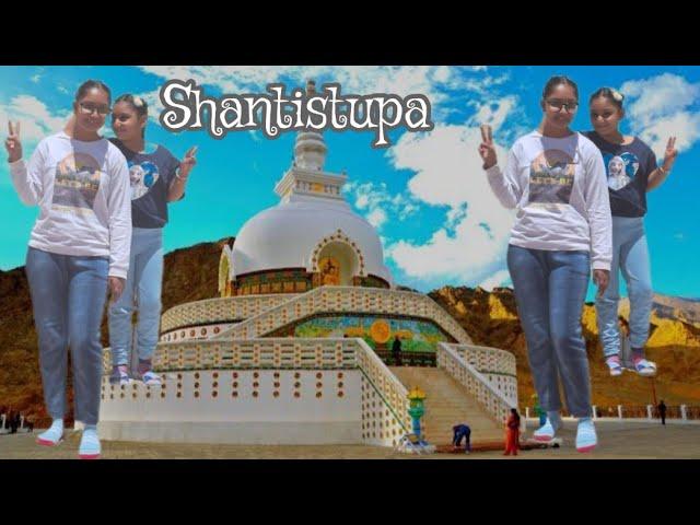 "Tiny Trekkers: A Day of Fun at Shanti Stupa in Leh"