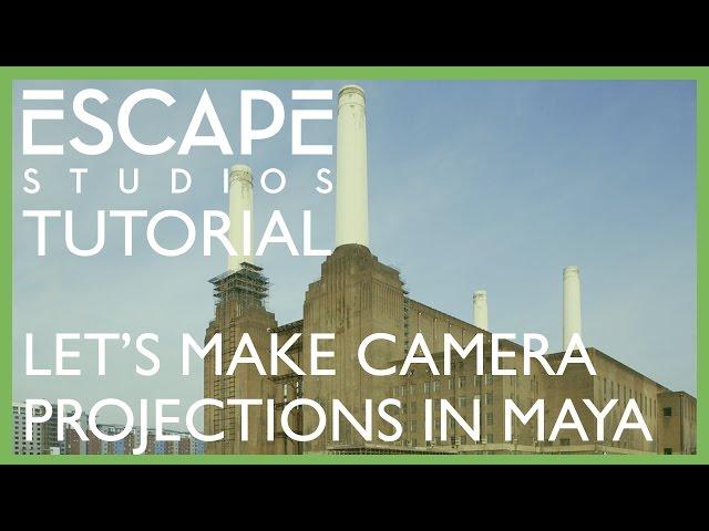 Let's make Camera Projections in Maya! - Free Tutorial