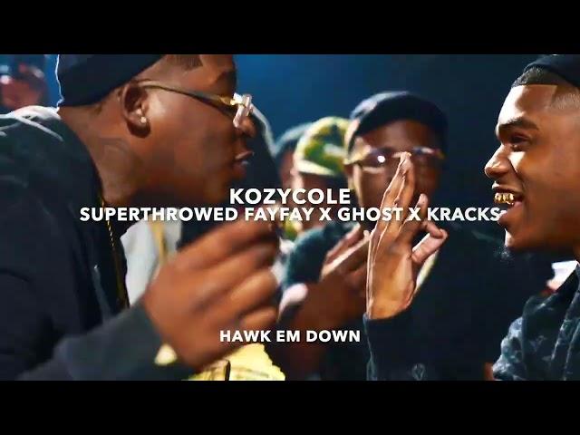 Superthrowed FayFay X Ghost X Kracks Type Beat 2024 Hawk Em Down @kozycole