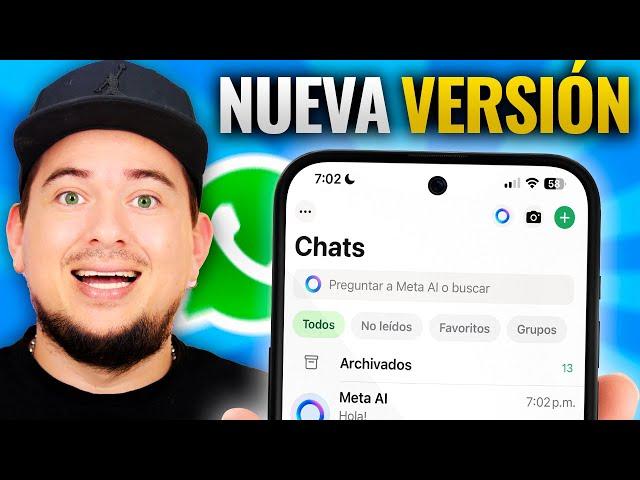 Nuevo WhatsApp Estilo iPhone 2024 (Actualizado)