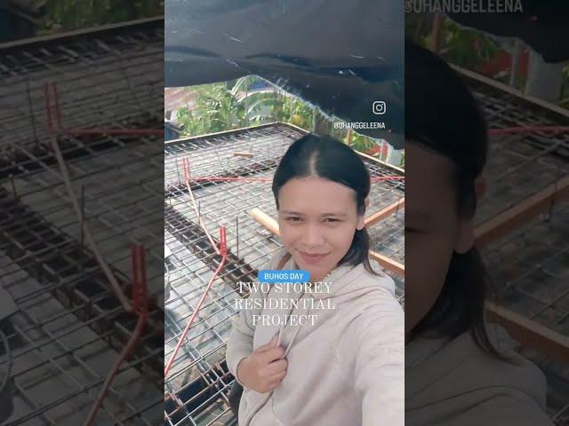 BUHOS DAY!‍️ 2nd Floor Slab▪︎Two Storey Residential Project #houseconstruction #padayon