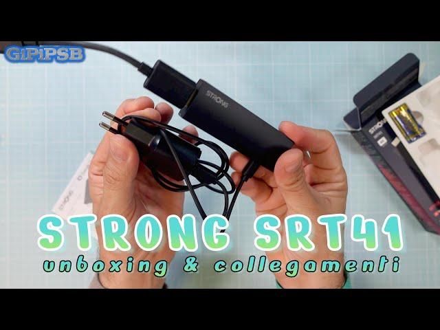 Google TV stick STRONG SRT41 - unboxing & collegamenti