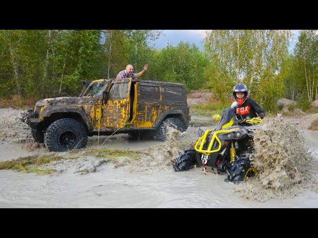 Гоняем по БЕЗДОРОЖЬЮ!!! На что способен JEEP & BRP???We drive on OFF-ROAD !!!