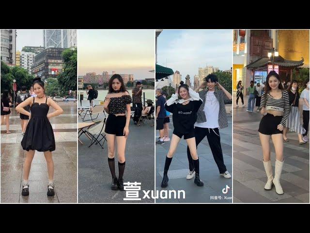 ( 抖音 ) 萱xuann - Cute Chinese Girl Dance On The Street 