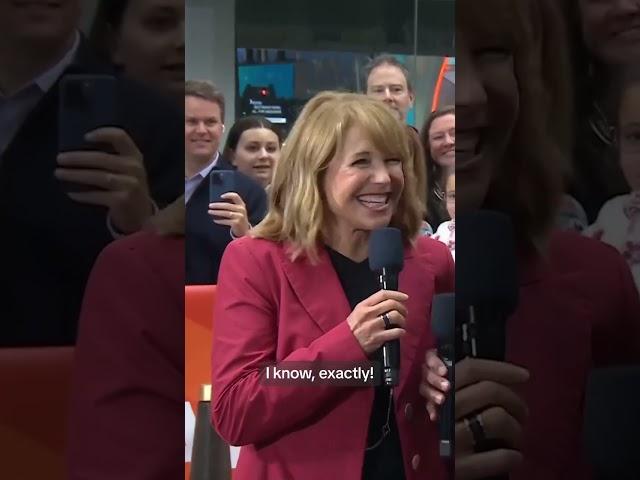 Katie Couric returns to the TODAY Show plaza!!