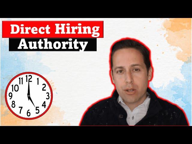 Get a Federal Government Job Quickly - Direct Hiring Authority