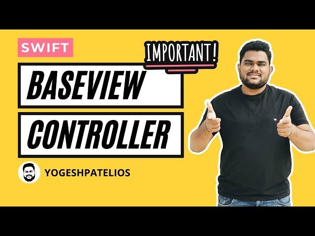 How to use BaseViewController with Photo Picker Example in Swift 5 & Xcode 12 Hindi.