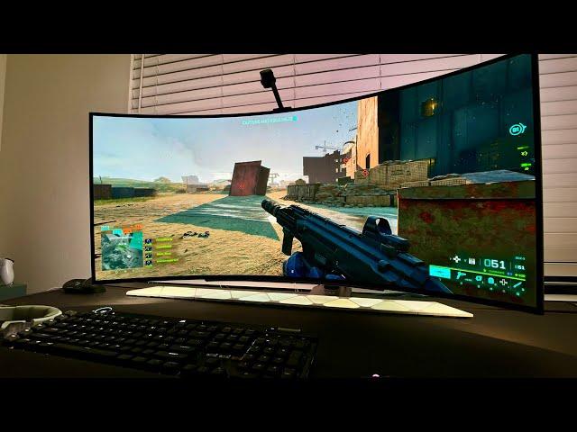 Battlefield 2042 is AMAZING on this 2024 LG OLED UltraWide | RTX HDR Gameplay on the LG45GS96QB