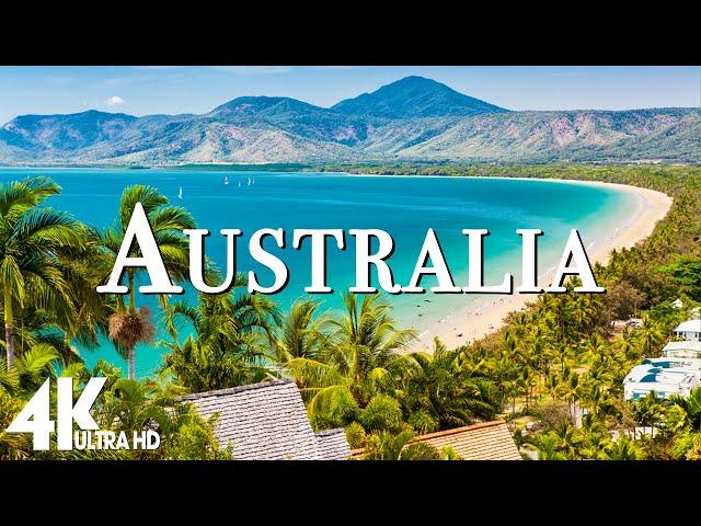 FLYING OVER AUSTRALIA (4K UHD) - Relaxing Music Along With Beautiful Nature Videos - 4K Video HD