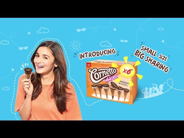 Cornetto’s New Pack of Sharing – Alia plays Cupid with the new Cornetto MiniDisc