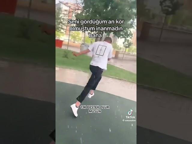 Seni gördüğüm an kör oldum