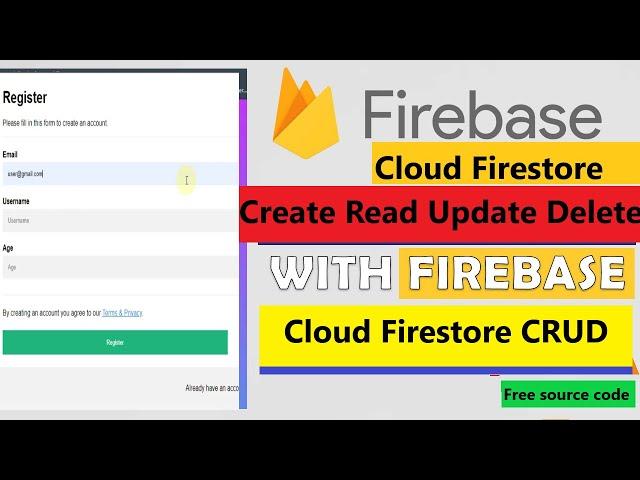 Firebase Firestore Web CRUD with Javascript