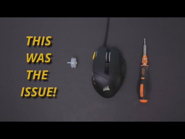 How to Fix a Broken Scroll Wheel | Corsair Scimitar Pro | 2021