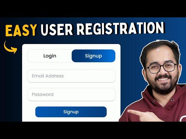 Easy User Registration Form in WordPress (FREE)