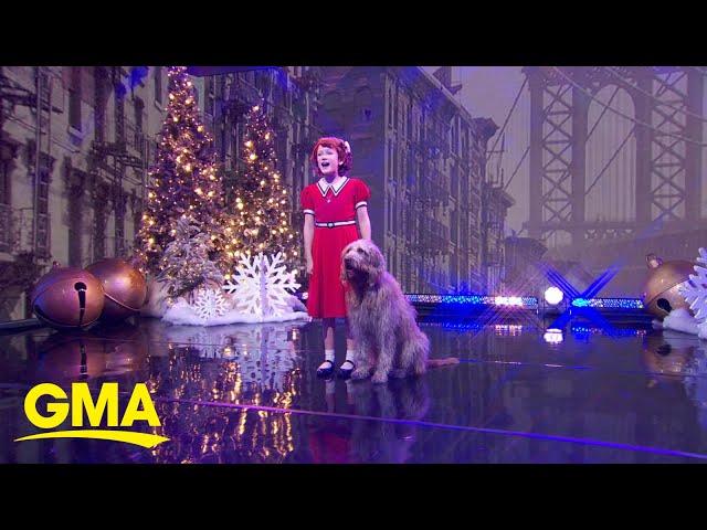 Hazel Vogel of ‘Annie’ performs iconic anthem 'Tomorrow'