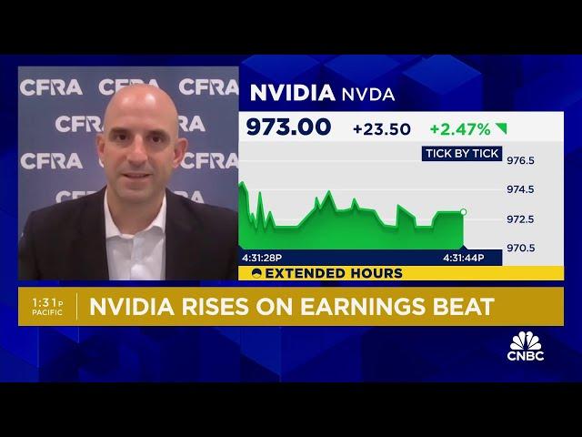 Nvidia's quarter is as good as investors wanted, says CFRA's Angelo Zino