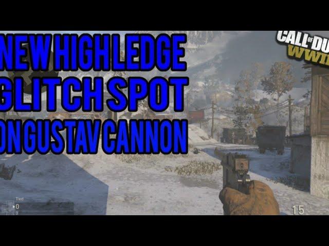 WW2 GLITCHES NEW HIGH LEDGE GLITCH SPOT ON GUSTAV CANNON