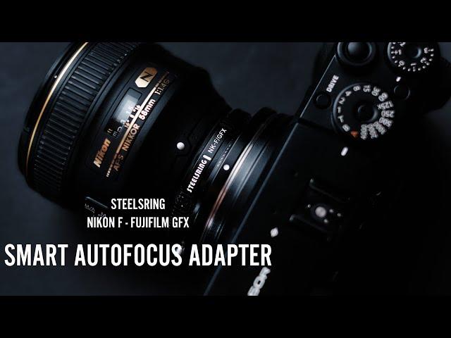 Autofocusing Nikon Lenses on the Fujifilm GFX System - Steelsring Nikon F/GFX Smart Adapter