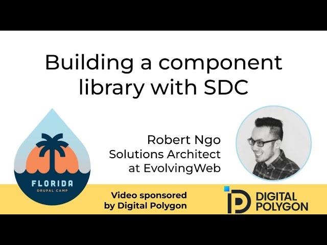 Building a component library with SDC