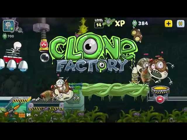 Clone Factory 1.3 - New arcade game trailer on Android