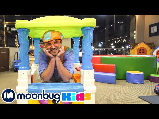 Blippi Kapalı Oyun Parkını Ziyaret Ediyor | Blippi | Çocuk Çizgi Filmleri | Moonbug Kids Türkçe