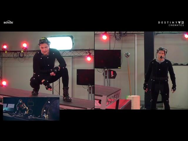 Bungie’s Destiny - behind the scenes, in the motion capture volume.