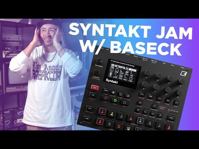 Baseck Plays : Elektron Syntakt : 12 Track Analog & Digital Synthesizer / Drum Computer