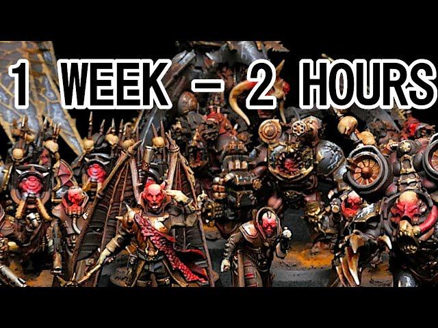 Painting Your Warhammer Army In TWO HOURS A NIGHT