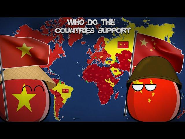 WHO DO THE COUNTRIES SUPPORT? Vietnam or China?  Alternative Mapping P48