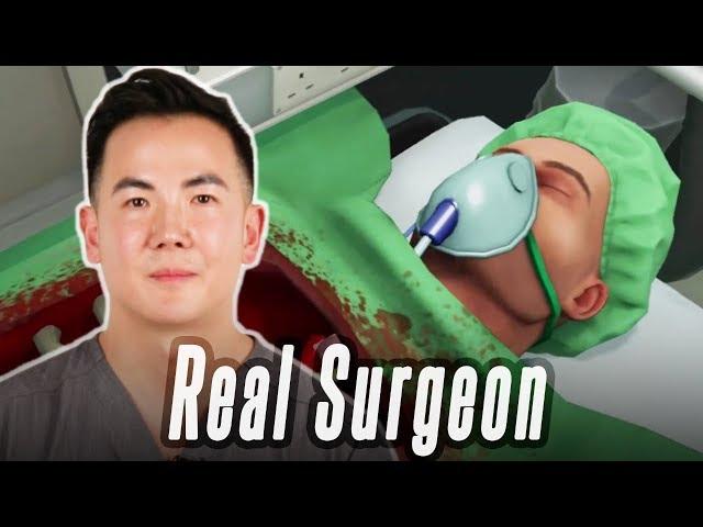 A Real Surgeon Performs Surgery In Surgeon Simulator • Professionals Play