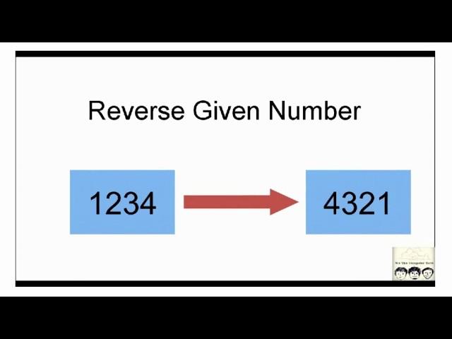 Reverse number in java very simple logic for beginners.