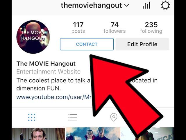 How to Put a Contact Button on Your Instagram Page