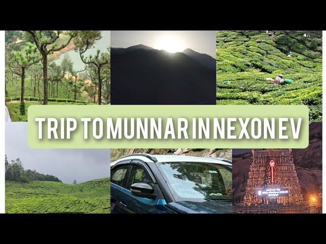 Trip to Munnar from Pondicherry in Nexon EV car | charging stations| route| Hotels| restaurants