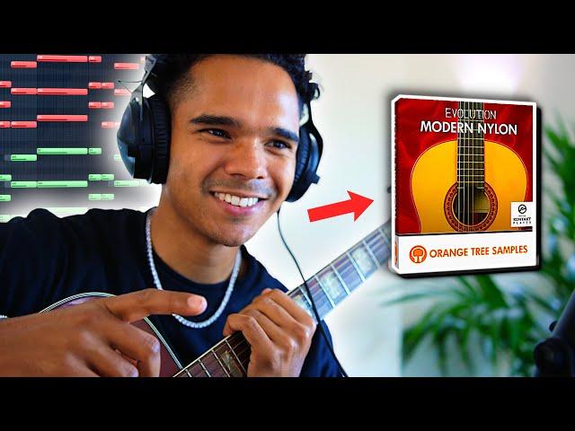 JUST DISCOVERED THE BEST ACOUSTIC GUITAR VST! Making a Hard Beat With A Guitar VST (Fl Studio)