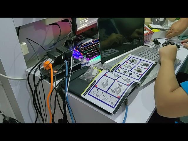 OWP 20240609 INDOBOT basic line follower instalasi komponen elektronik