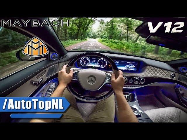 MERCEDES MAYBACH S600 6.0 V12 BiTurbo POV Test Drive by AutoTopNL