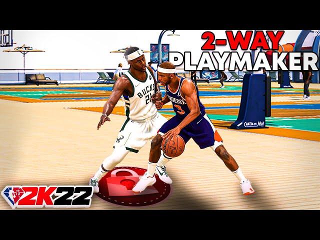 *NEW* TWO WAY PLAYMAKER BUILD is a MENACE on NBA 2K22