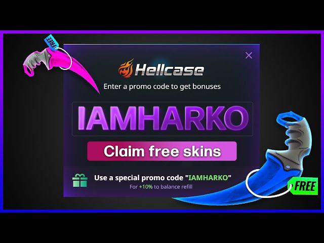  Hellcase Promo Code for Free Skins and Cases in 2024 - exclusive HELLCASE Promo Code 