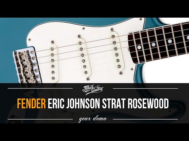 An EXTREMELY powerful Strat! The Fender Eric Johnson Rosewood Stratocaster!