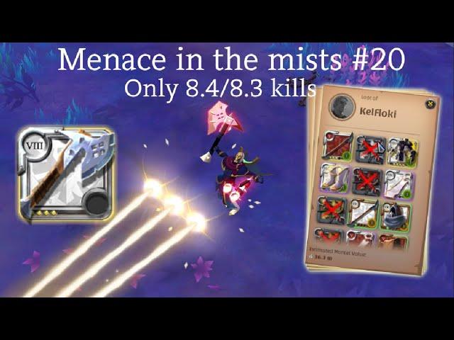 Menace in the mists #20| Battleaxe | Only 8.4/8.3 kills | 8.4 Giveaway | Albion Online