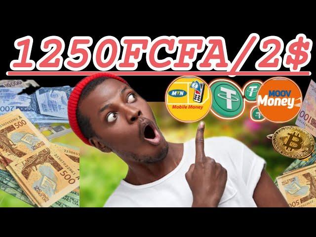 gagner 1250FCFA par jour avec ce nouveau site partout