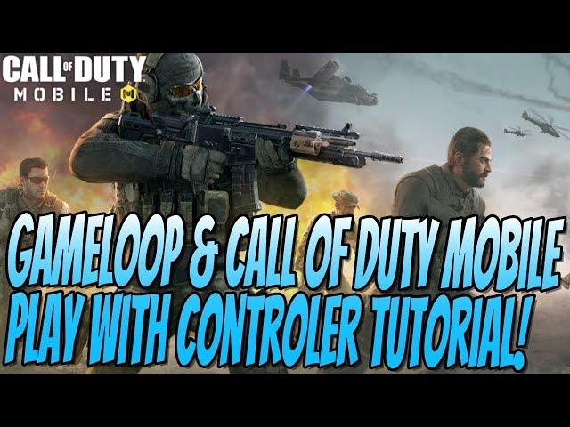 How To Use A Controller In Gameloop and Call Of Duty Mobile Tutorial | Gameloop Key Mapping