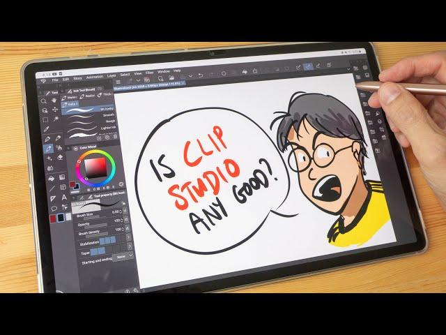 How good is Clip Studio on an Android tablet (Tab S7+)