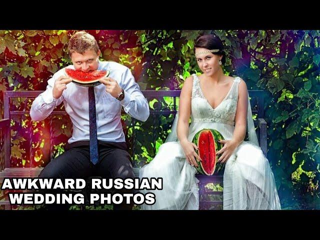 30+ Most Awkward Russian Wedding Photos Ever Captured