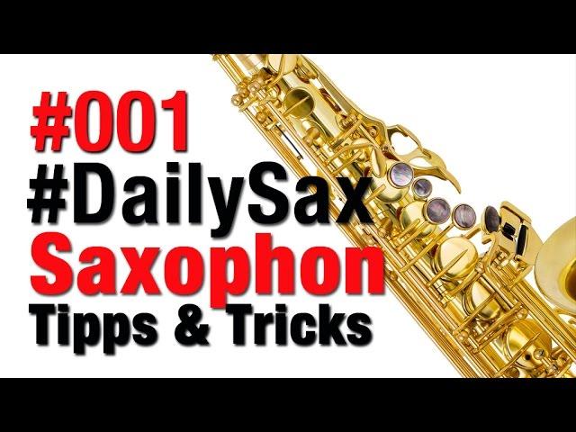 #DailySax 001 - schnelle Finger - D Minor Saxophon lernen