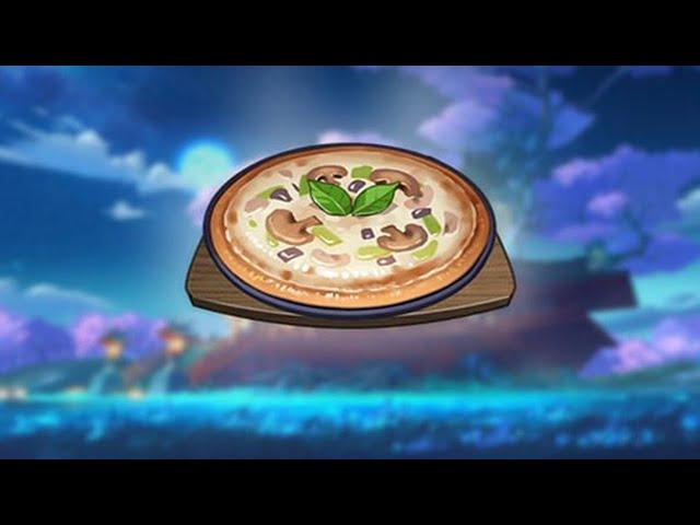 HOW TO MAKE MUSHROOM PIZZA FOR AYAKA AND RECEPIE LOCATION Genshin Impact